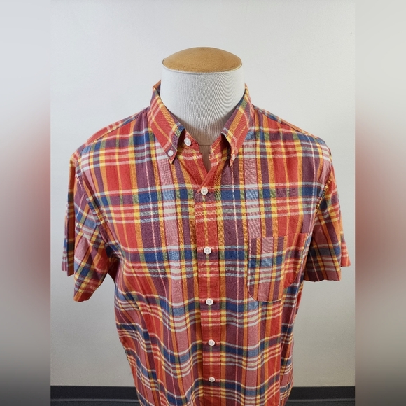 NWT J. Crew Men's Multicolor Plaid Shirt, sz MD - Picture 6 of 10